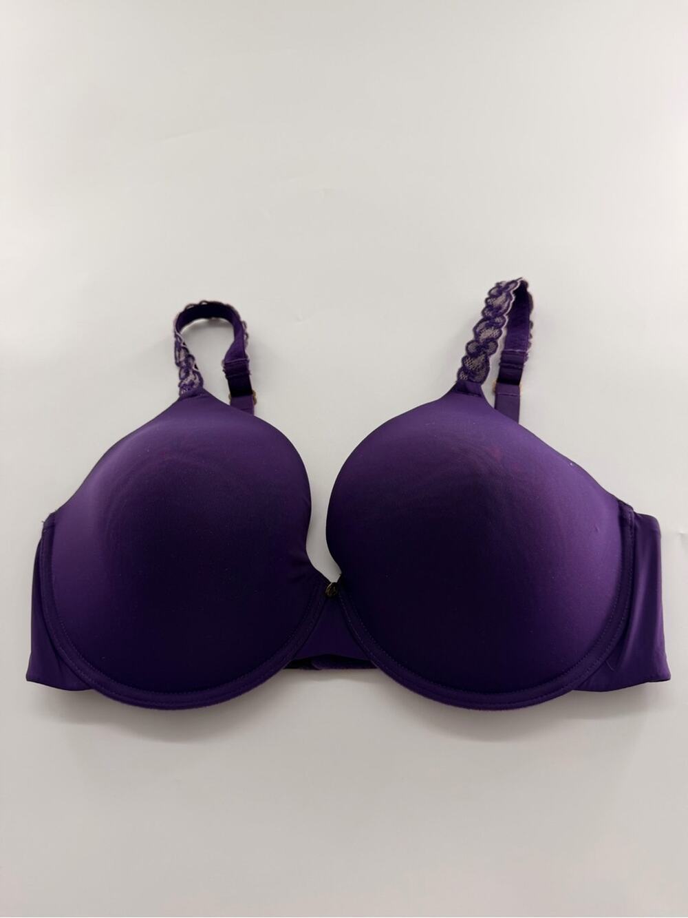 Natori Pure Luxe Custom Coverage Contour Underwire Bra 732080 Purple 36DD